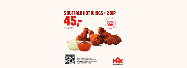 max MAX aftensmad MAX Burgers takeaway fast food fastfood maxburger burgere studerende studierabat